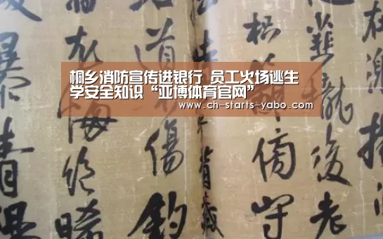 桐乡消防宣传进银行 员工火场逃生学安全知识“亚博体育官网”(图3) 亚博官方